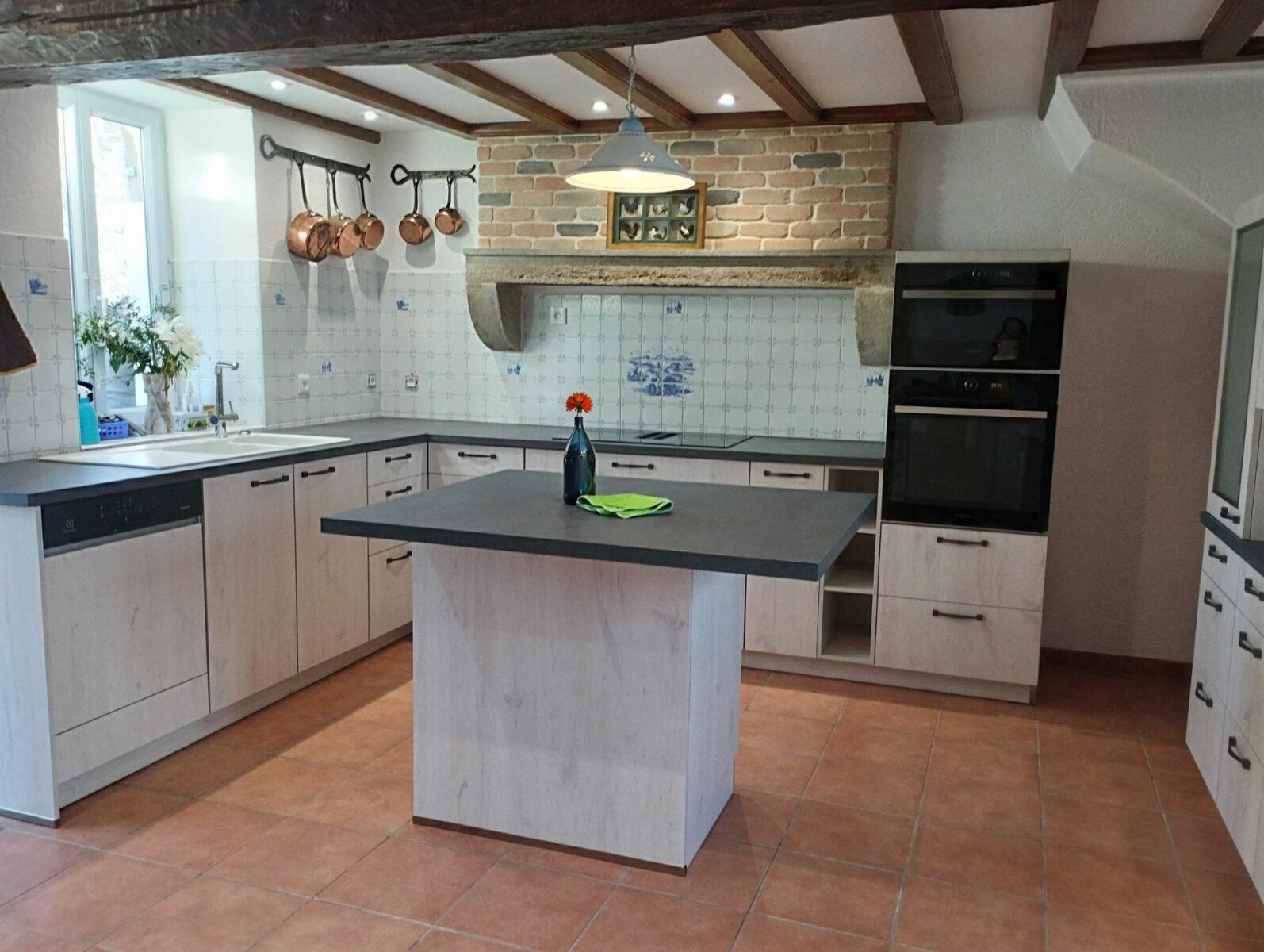 Cuisines Venidom Cuisine Cora Scandik Oak Clermont Ferrand