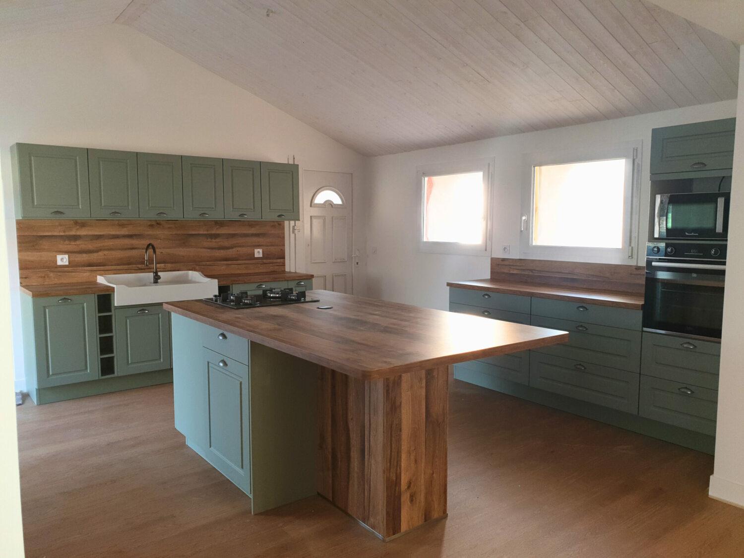 Cuisines Venidom Cuisine Mara Vert Sauge Les Sables Dolonne