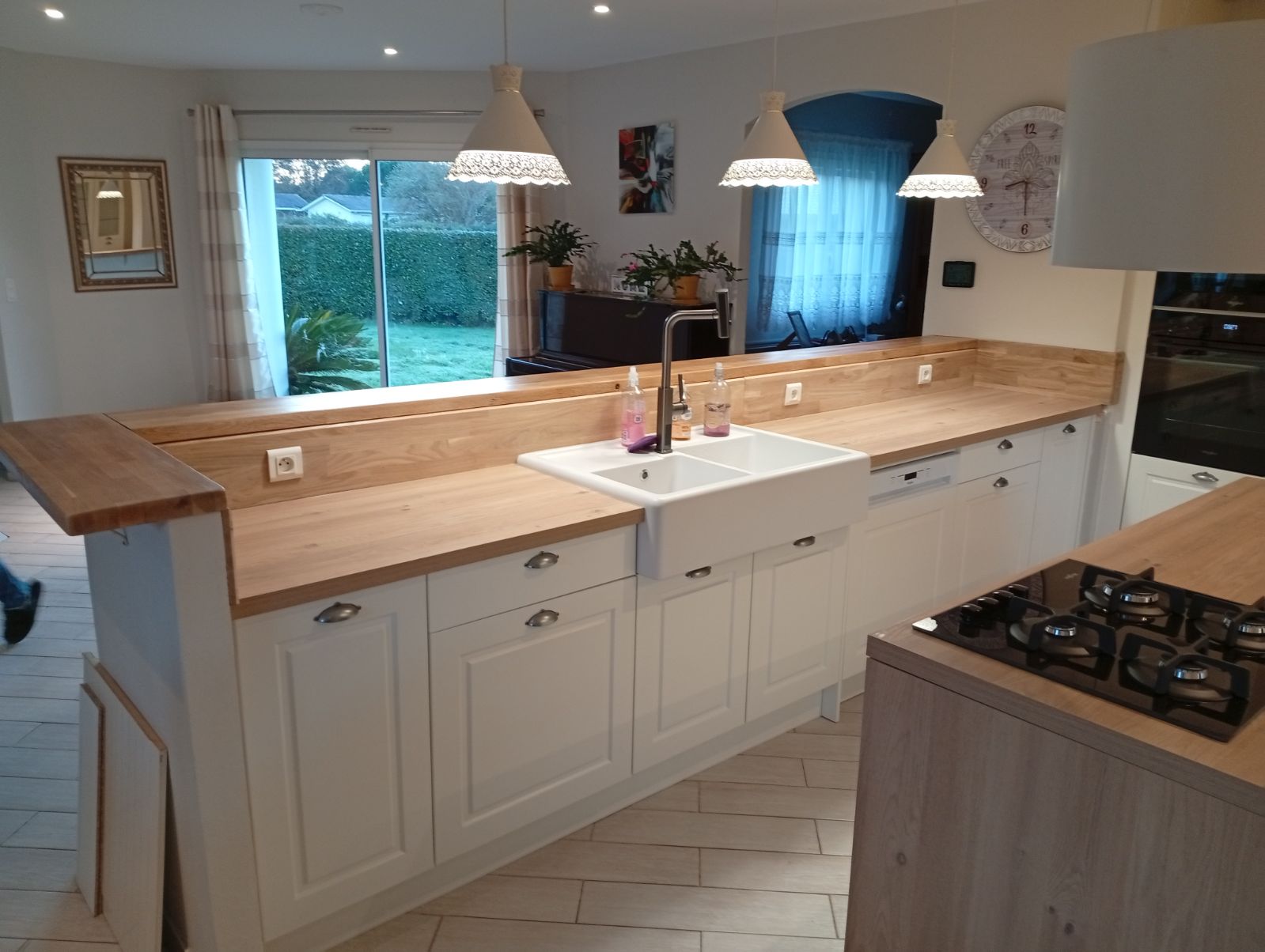 Cuisines Venidom Médoc Cuisine Blanche Bois