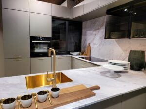 Cuisine Vert Sauge Doré Cuisines Venidom