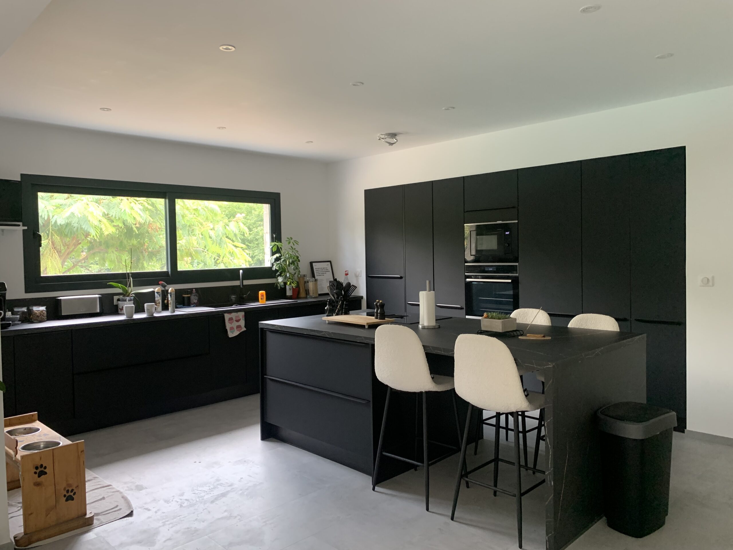 Cuisine Noire Mat Cuisines Venidom Bergerac